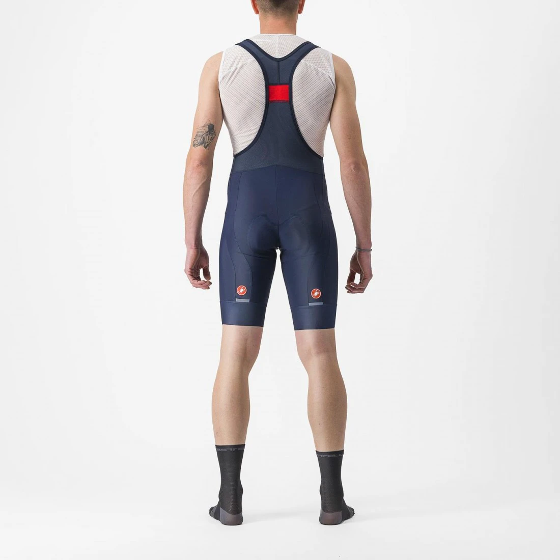2. Pantaloni scurti cu bretele Castelli Entrata 2 Bleumarin L