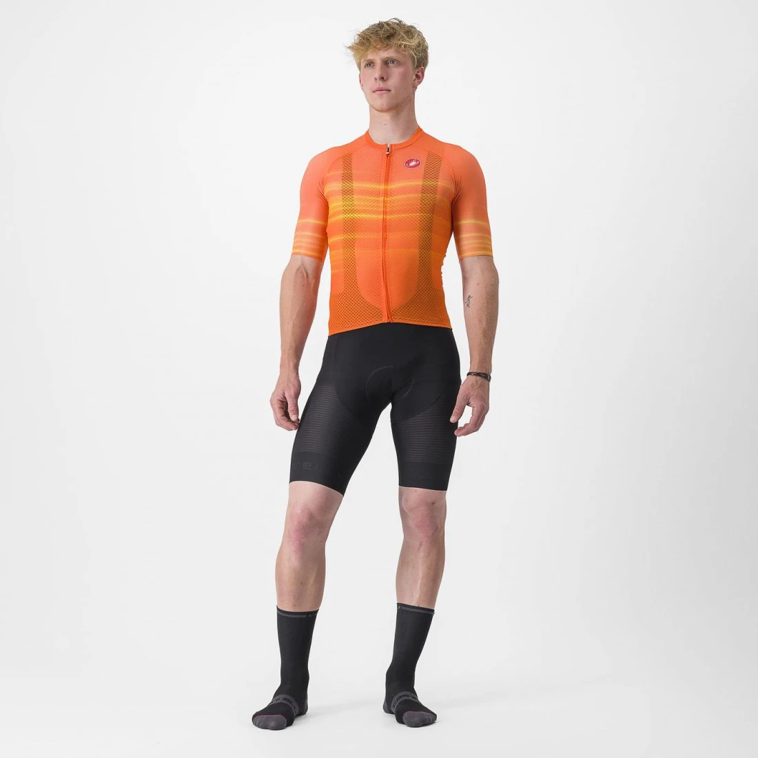 6. Tricou cu maneca scurta Castelli Climbers 3.0 SL2 Portocaliu XL