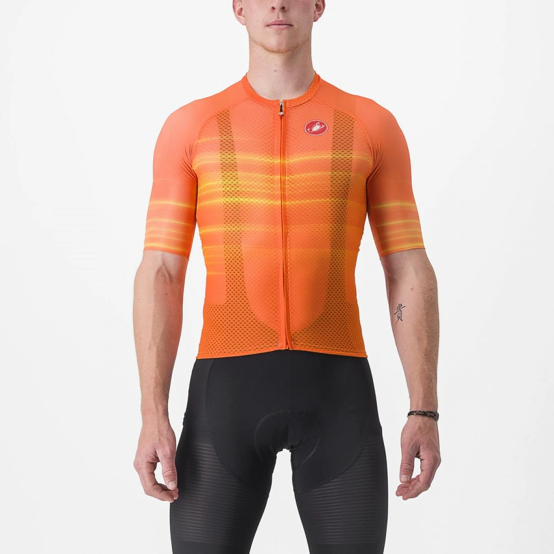 1. Tricou cu maneca scurta Castelli Climbers 3.0 SL2 Portocaliu XXL
