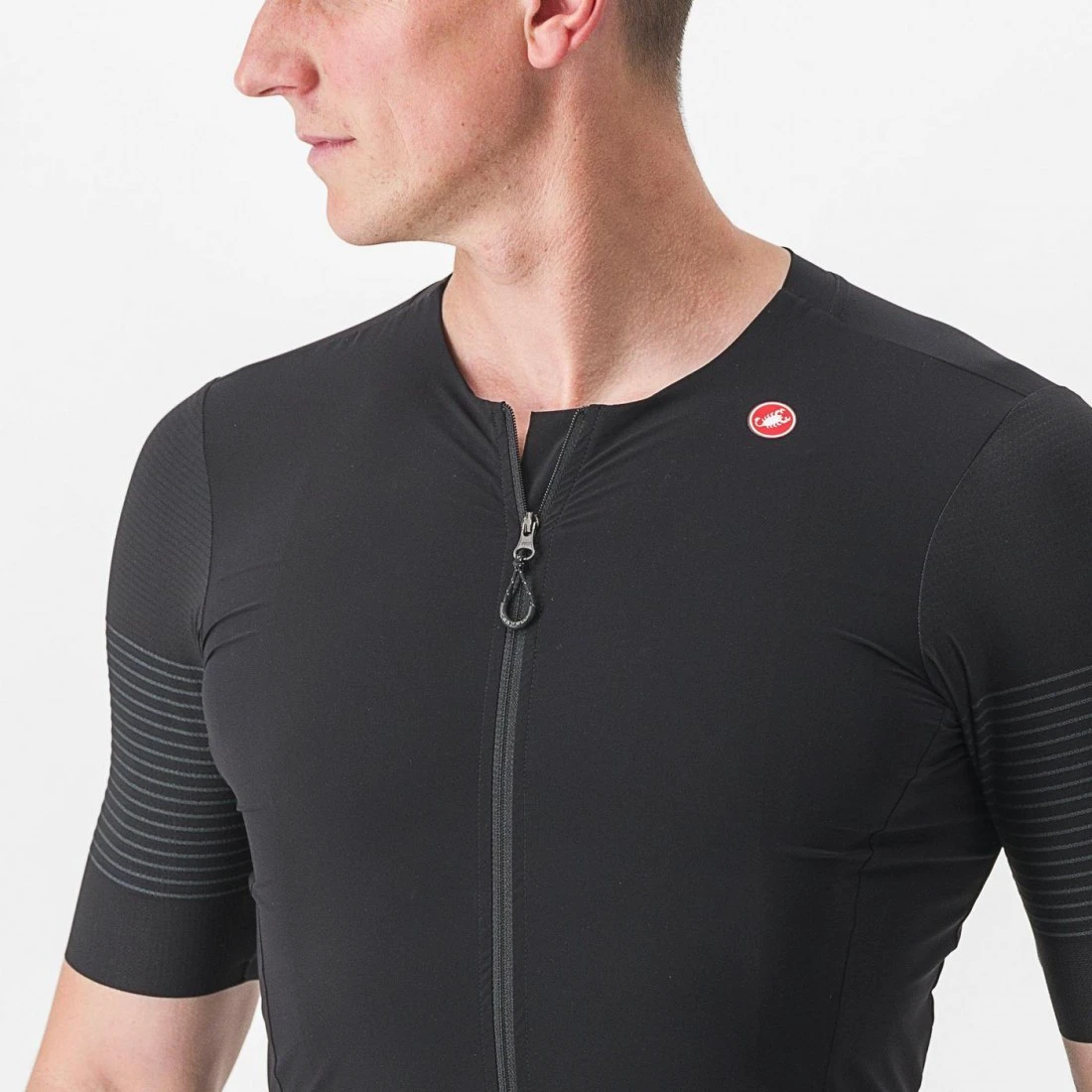 2. Tricou cu maneca scurta Castelli Premio Black Negru M
