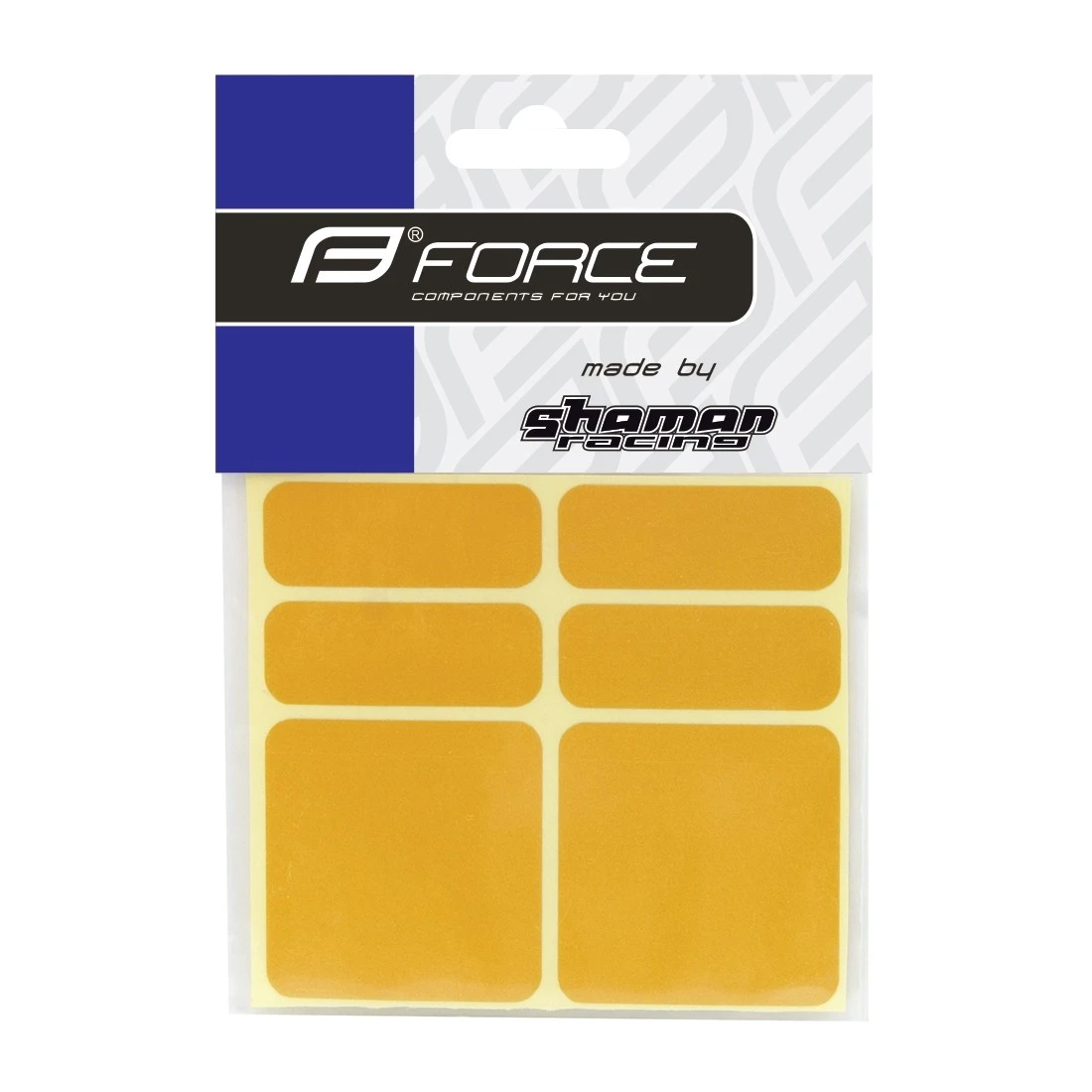1. Autocolante Reflectorizante Force Set 6 Bucati Yellow