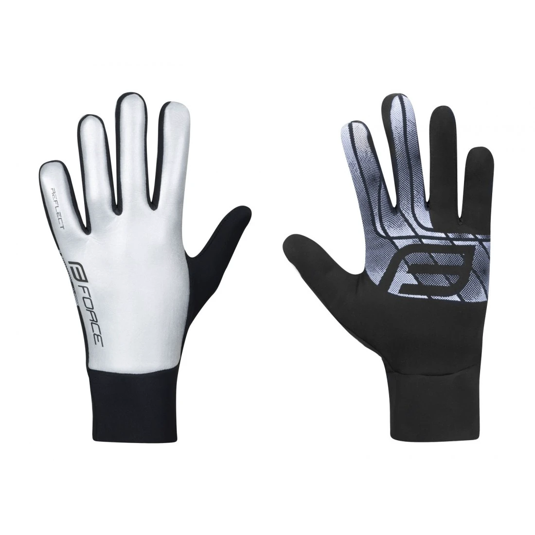 1. Manusi Force Reflect Alb Reflectorizant L