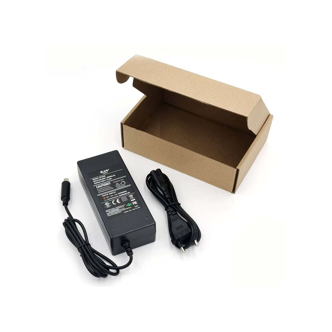 1. Incarcator baterie trotineta Premium 2A pentru Xiaomi Ninebot ES1234