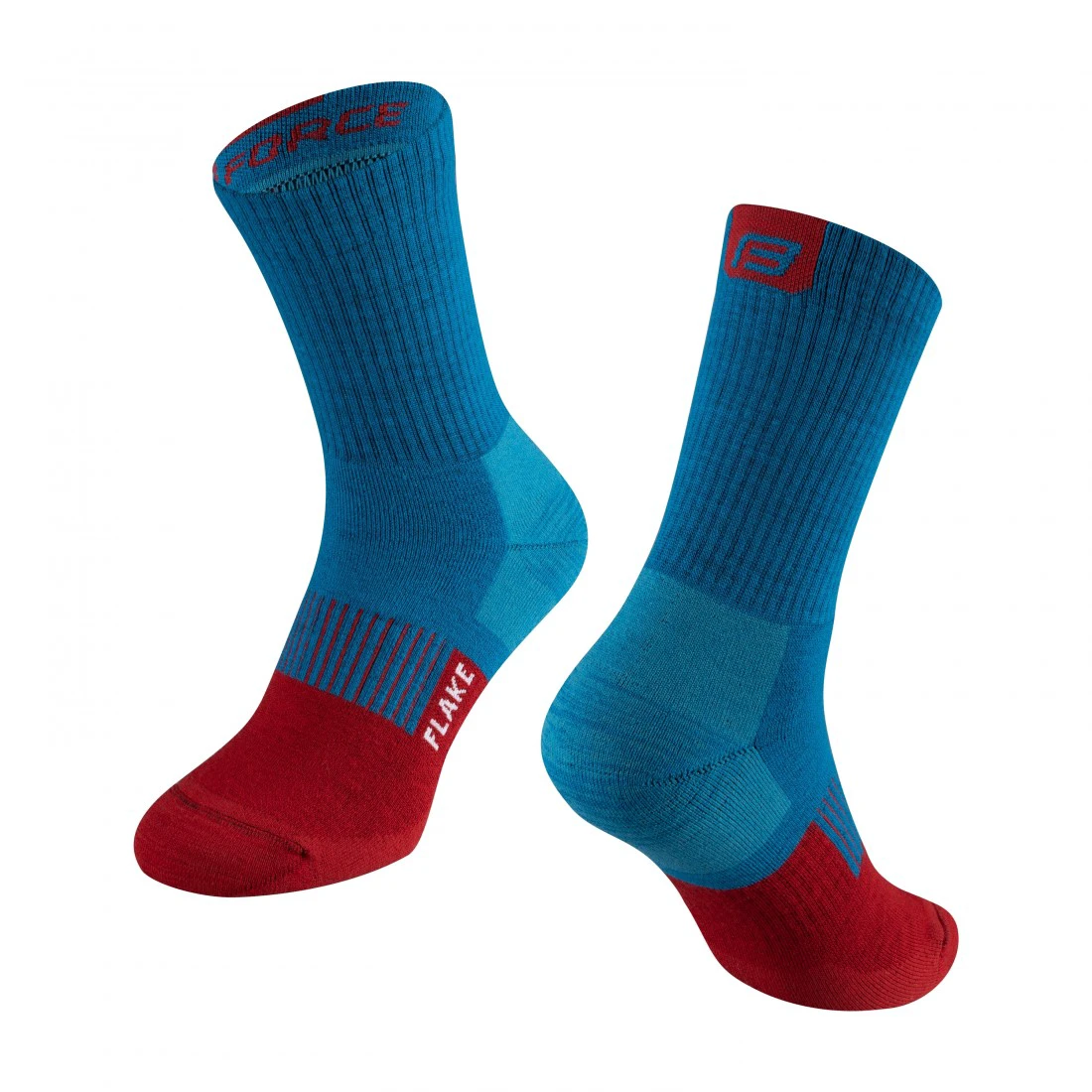 1. Sosete Force Flake blue-red S-M/36-41