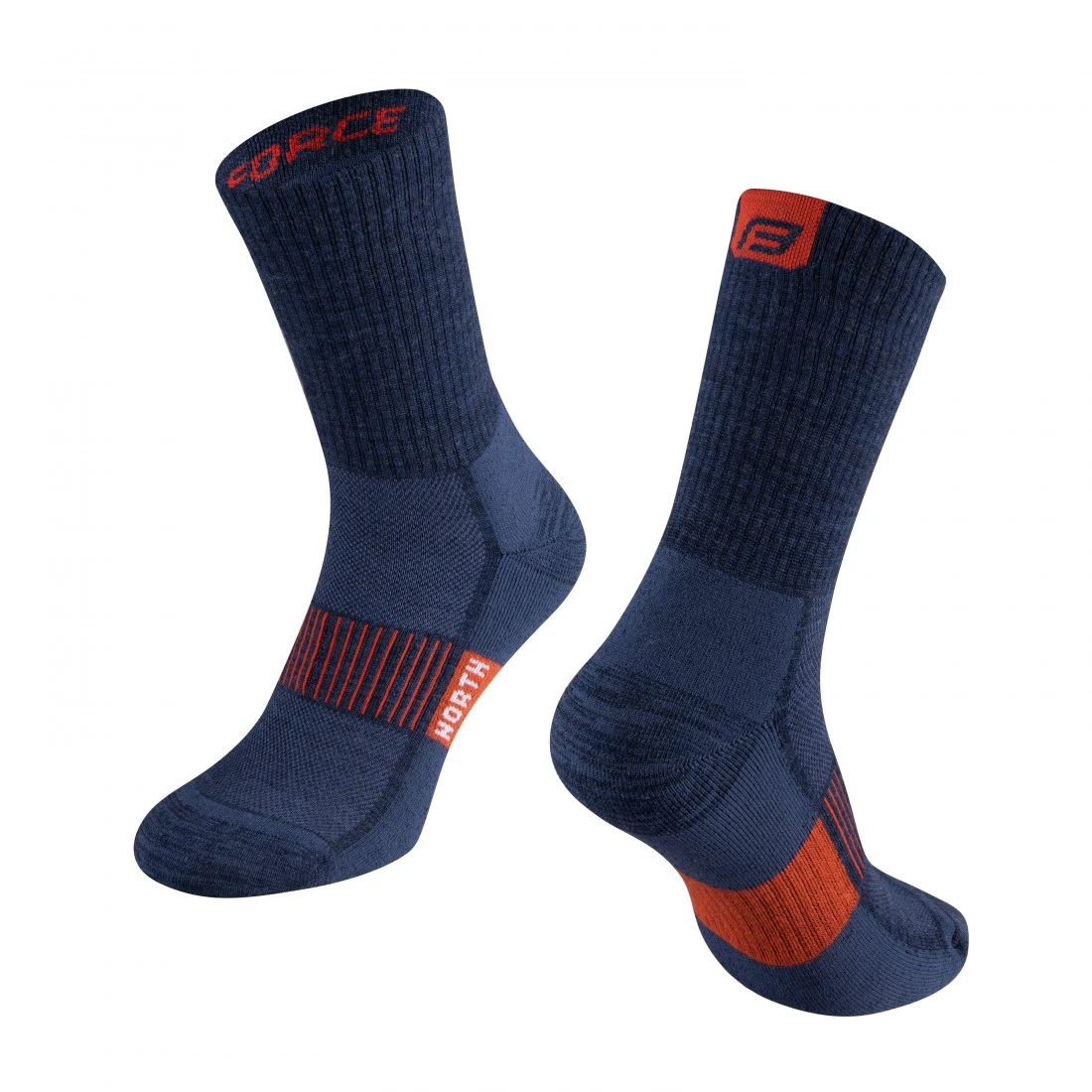 1. Sosete Force North blue-orange S-M/36-41