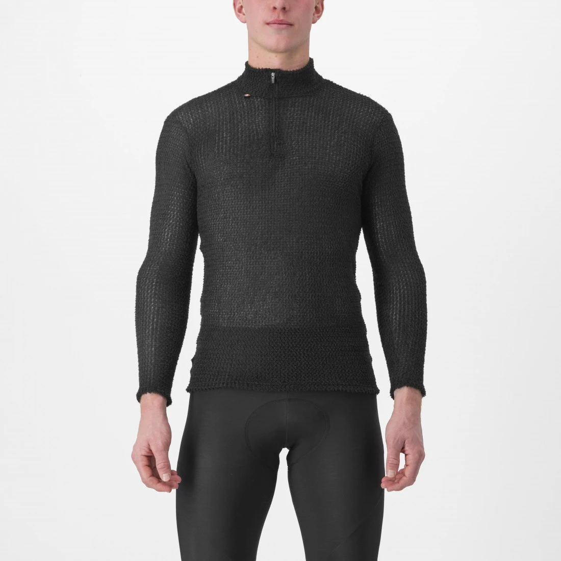 1. Tricou cu maneca lunga Castelli Cold Day 2nd Layer Negru L