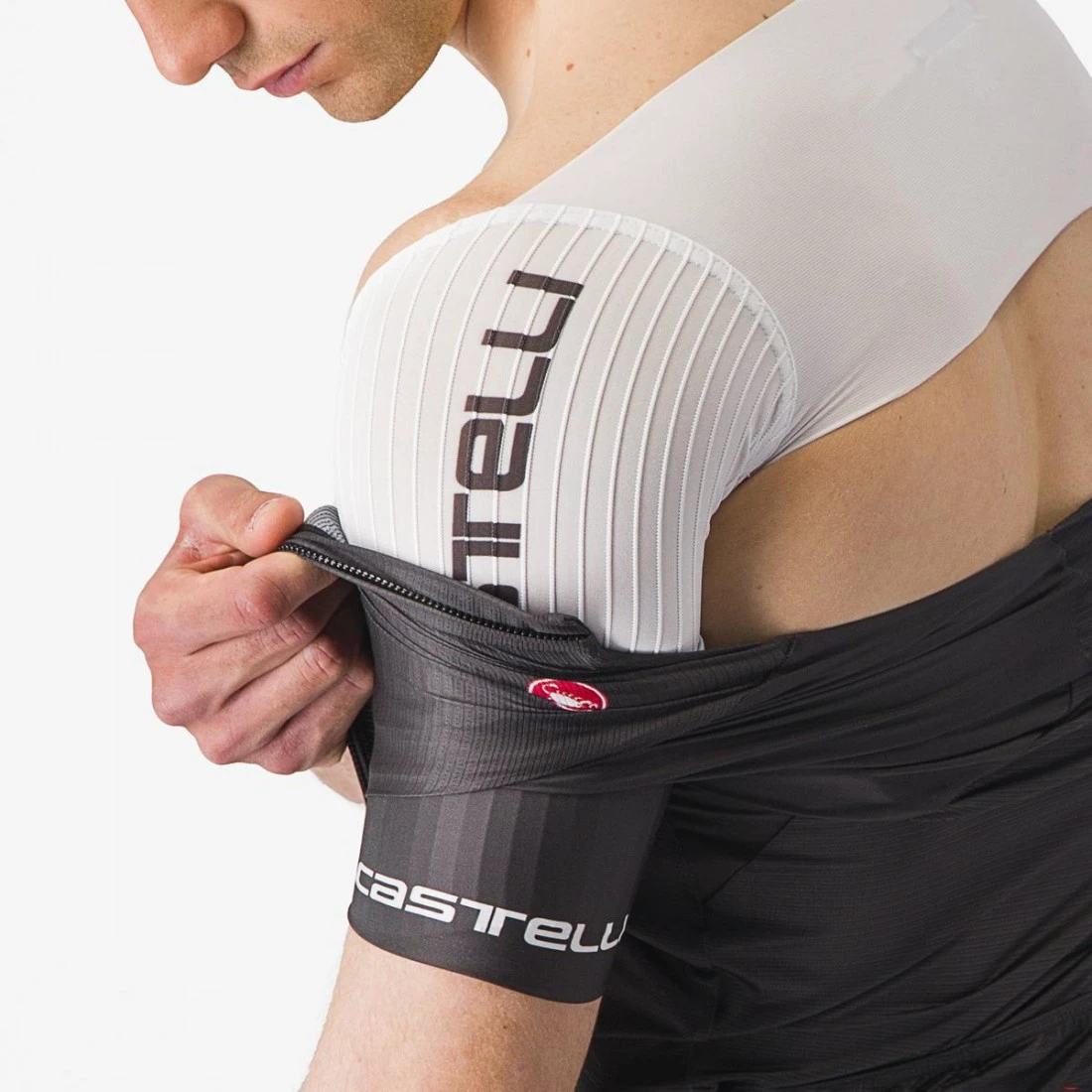 7. Combinezon cu maneca scurta Castelli Sanremo BTW Speed Negru S
