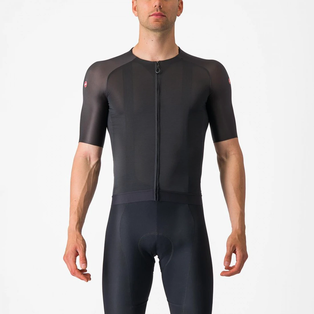 1. Tricou cu maneca scurta Castelli Aero Race 7.0 Negru XXL