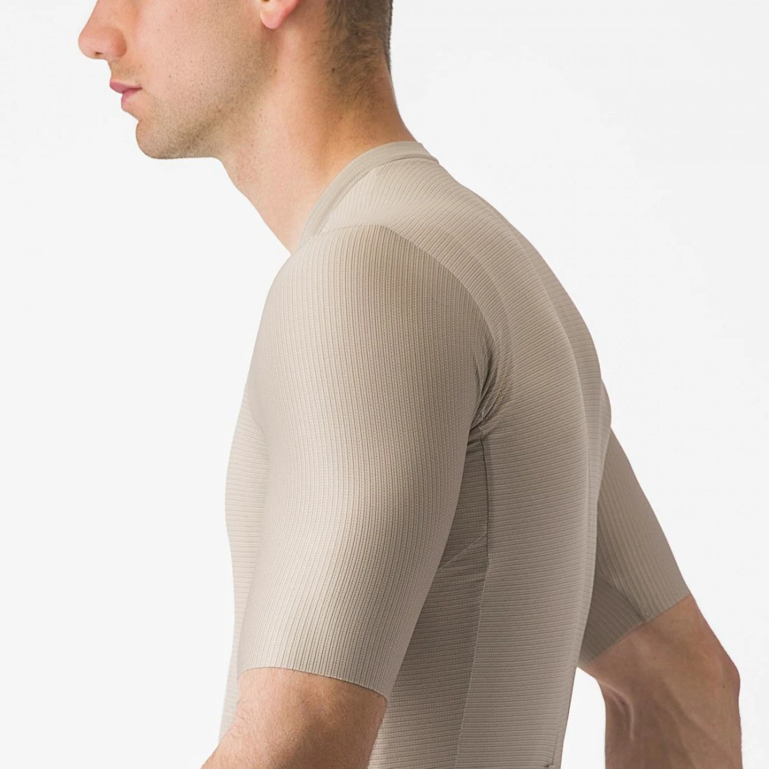 7. Tricou cu maneca scurta Castelli Espresso Crem M