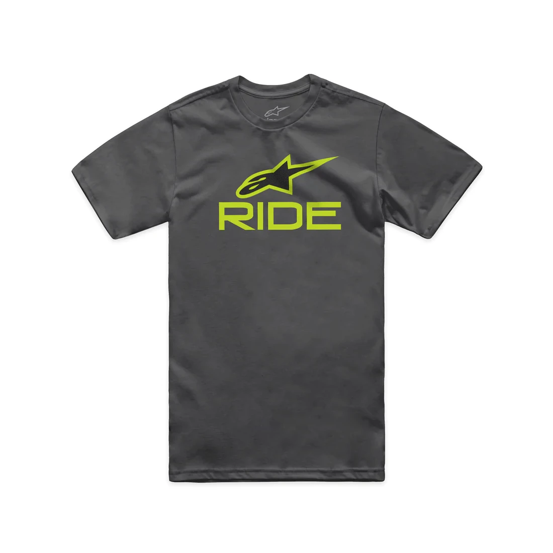 2. Tricou Alpinestars Ride 4.0 CSF Tee Charcoal/Lime/Black XL