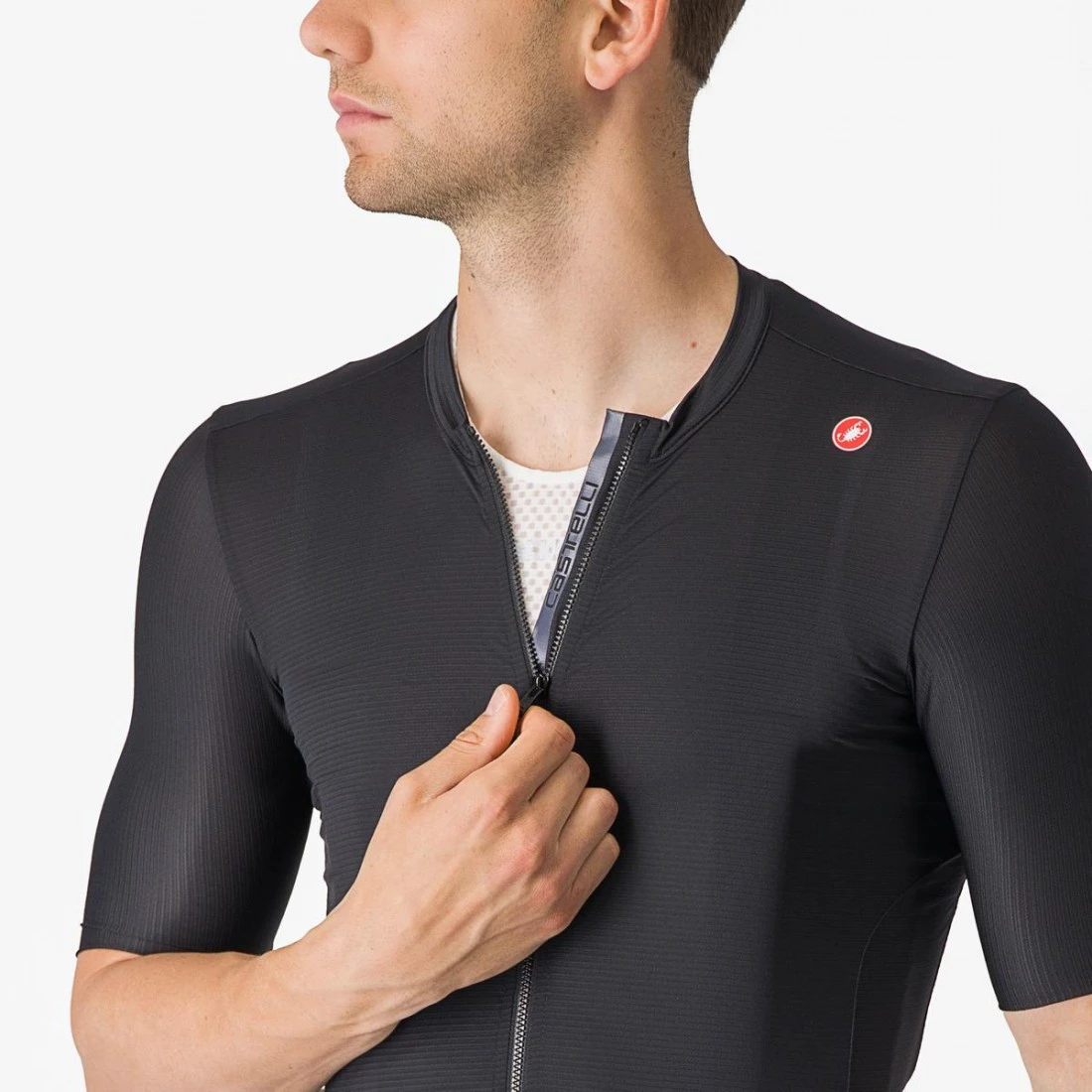 5. Tricou cu maneca scurta Castelli Espresso Negru M