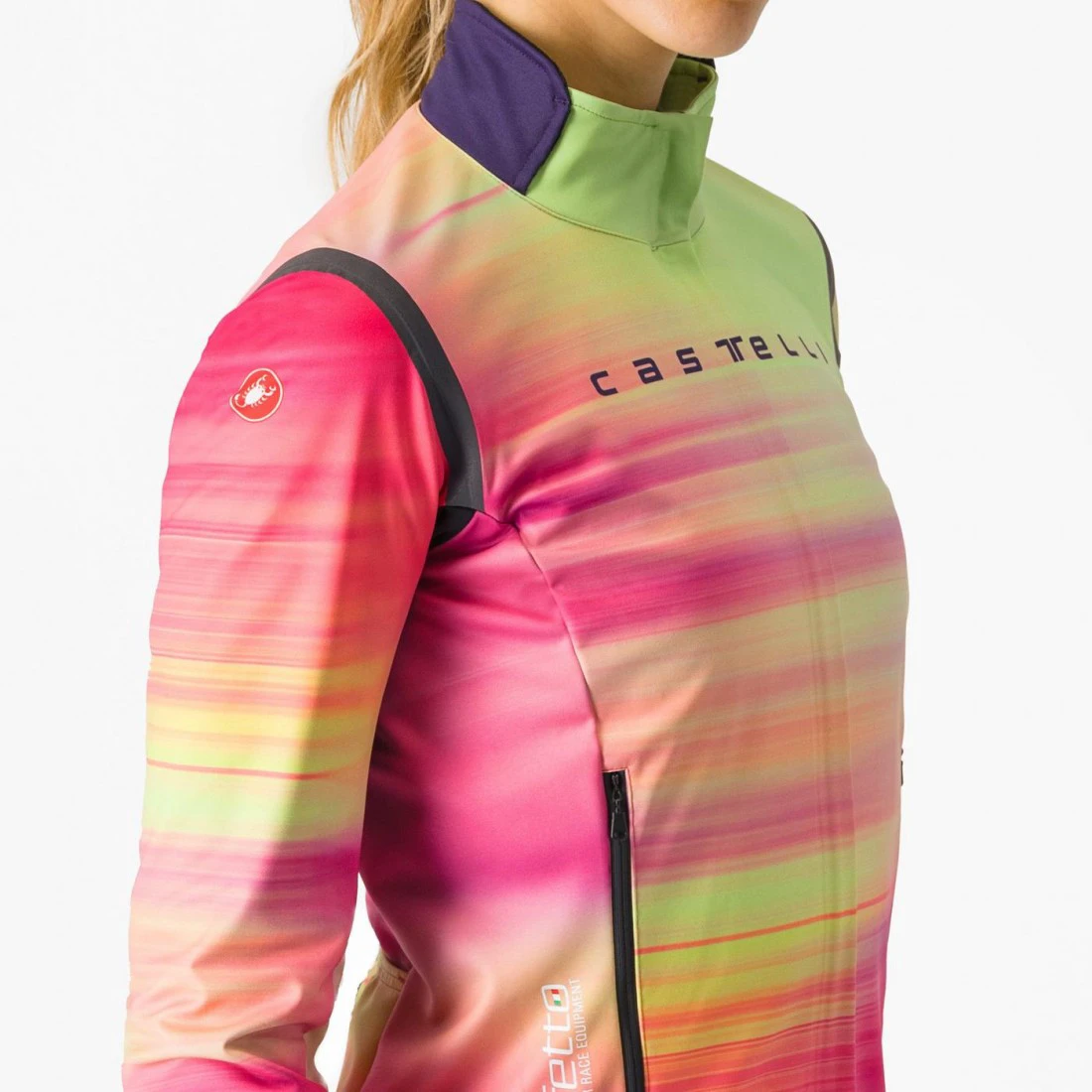 3. Jacheta Castelli Perfetto LTD RoS 2 W de dama Roz Multicolor XS