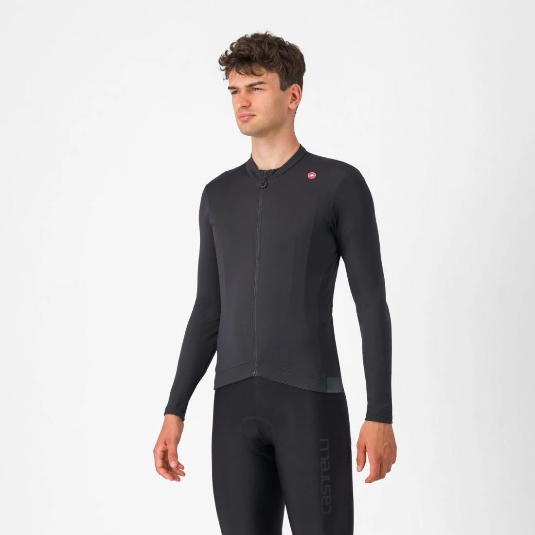 1. Tricou cu maneca lunga Castelli Espresso Thermal Negru L