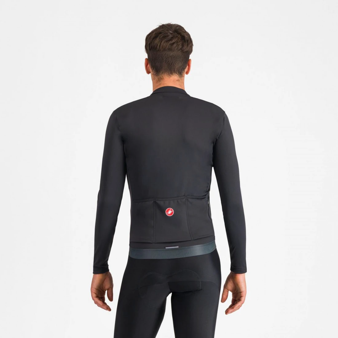 2. Tricou cu maneca lunga Castelli Espresso Thermal Negru M