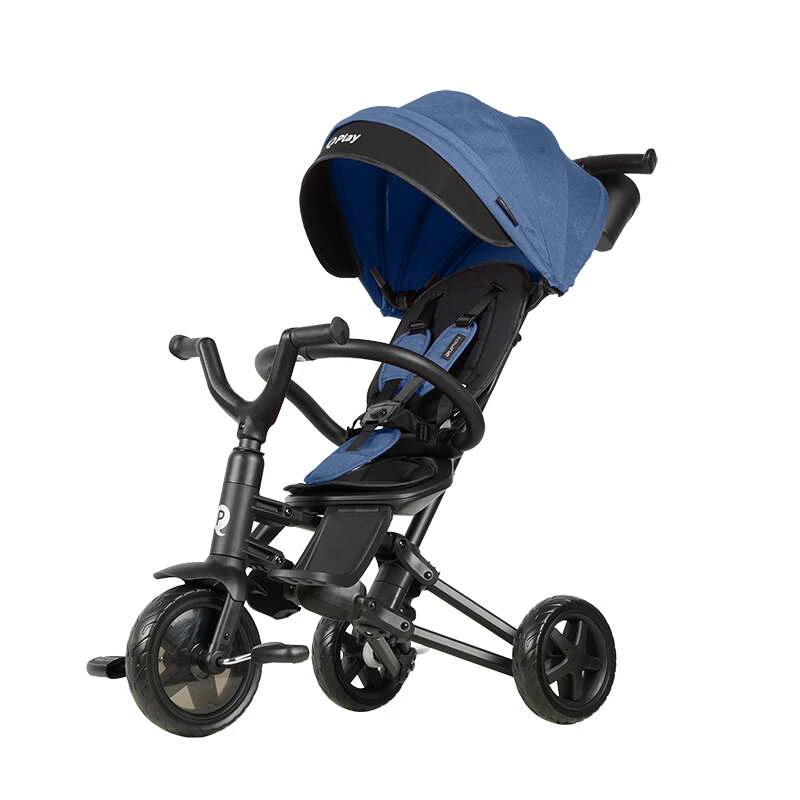 13. Tricicleta Copii ultrapliabila Qplay Nova Niello Albastru