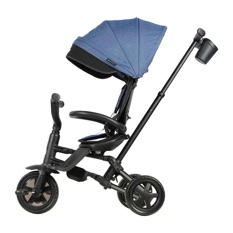 2. Tricicleta Copii ultrapliabila Qplay Nova Niello Albastru