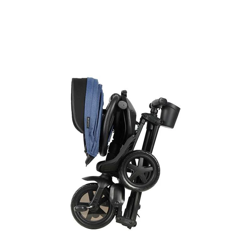 10. Tricicleta Copii ultrapliabila Qplay Nova Niello Albastru