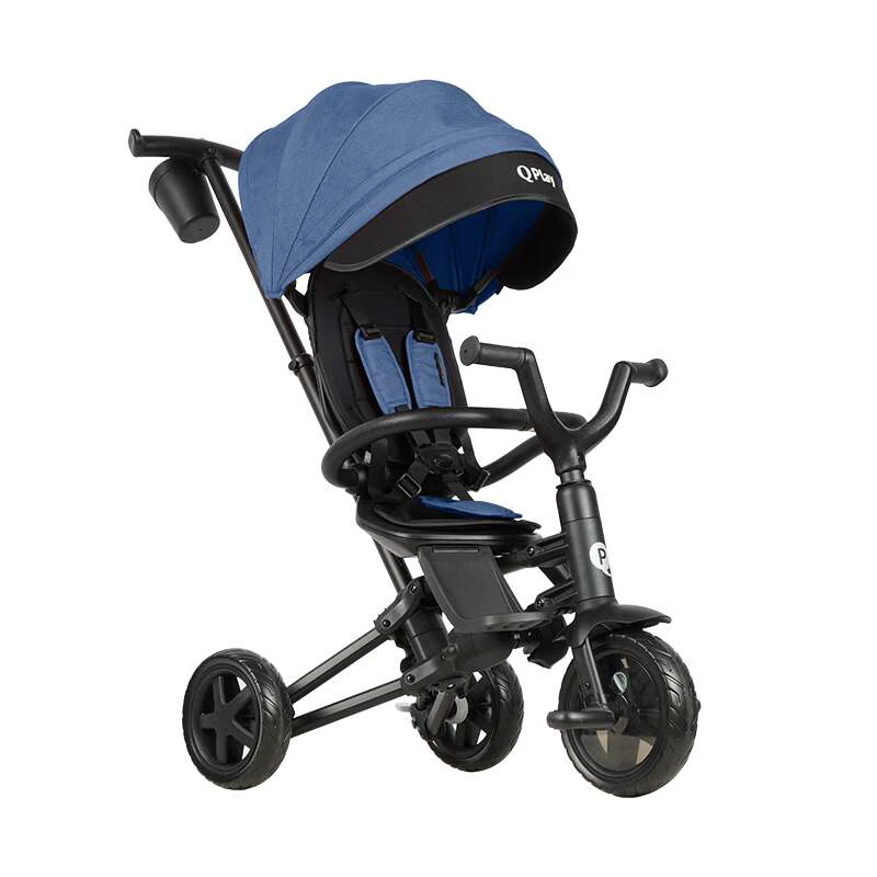 6. Tricicleta Copii ultrapliabila Qplay Nova Niello Albastru