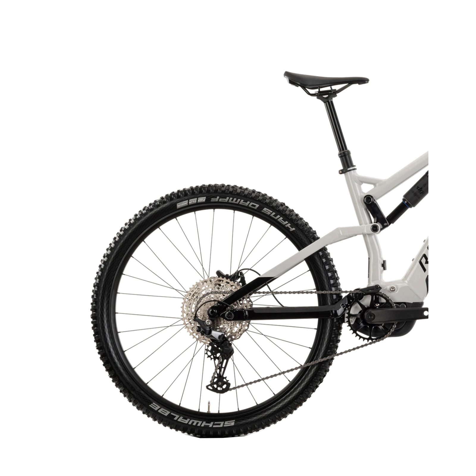 4. Bicicleta Electrica Raymon Full Suspension Trailray 150 2025 - 29 Inch, S, Alb - Deore