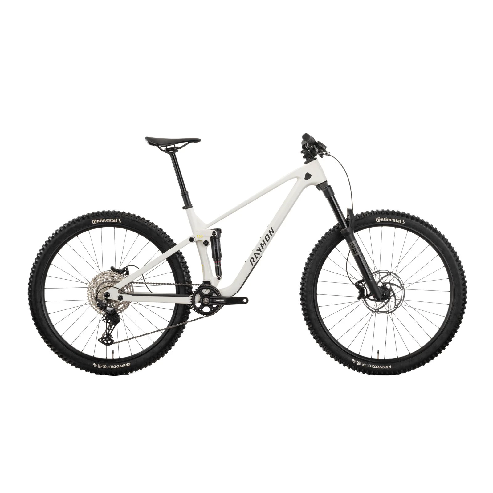 Bicicleta Full Suspension Raymon Rokua 150 2025 - 29 Inch, M, Alb - Deore - 122437