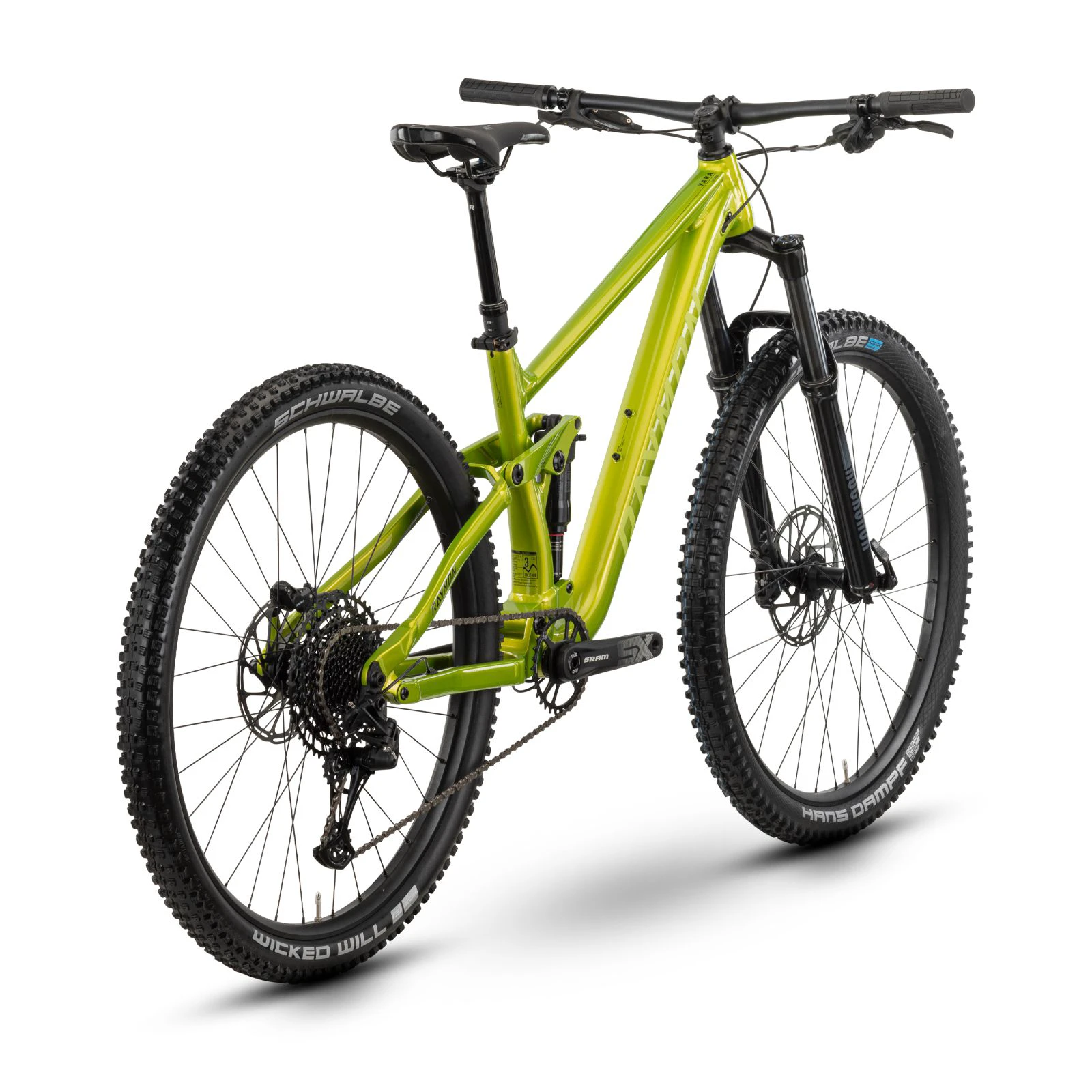3. Bicicleta Full Suspension Raymon Yara 150 Pro 2025 - 29 Inch, L, Verde Neon - SX