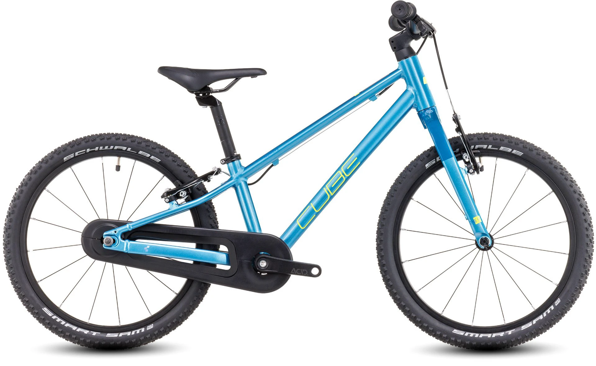 1. BICICLETA COPII CUBE NUMOVE 180 ALBASTRU/LIME 18INCH