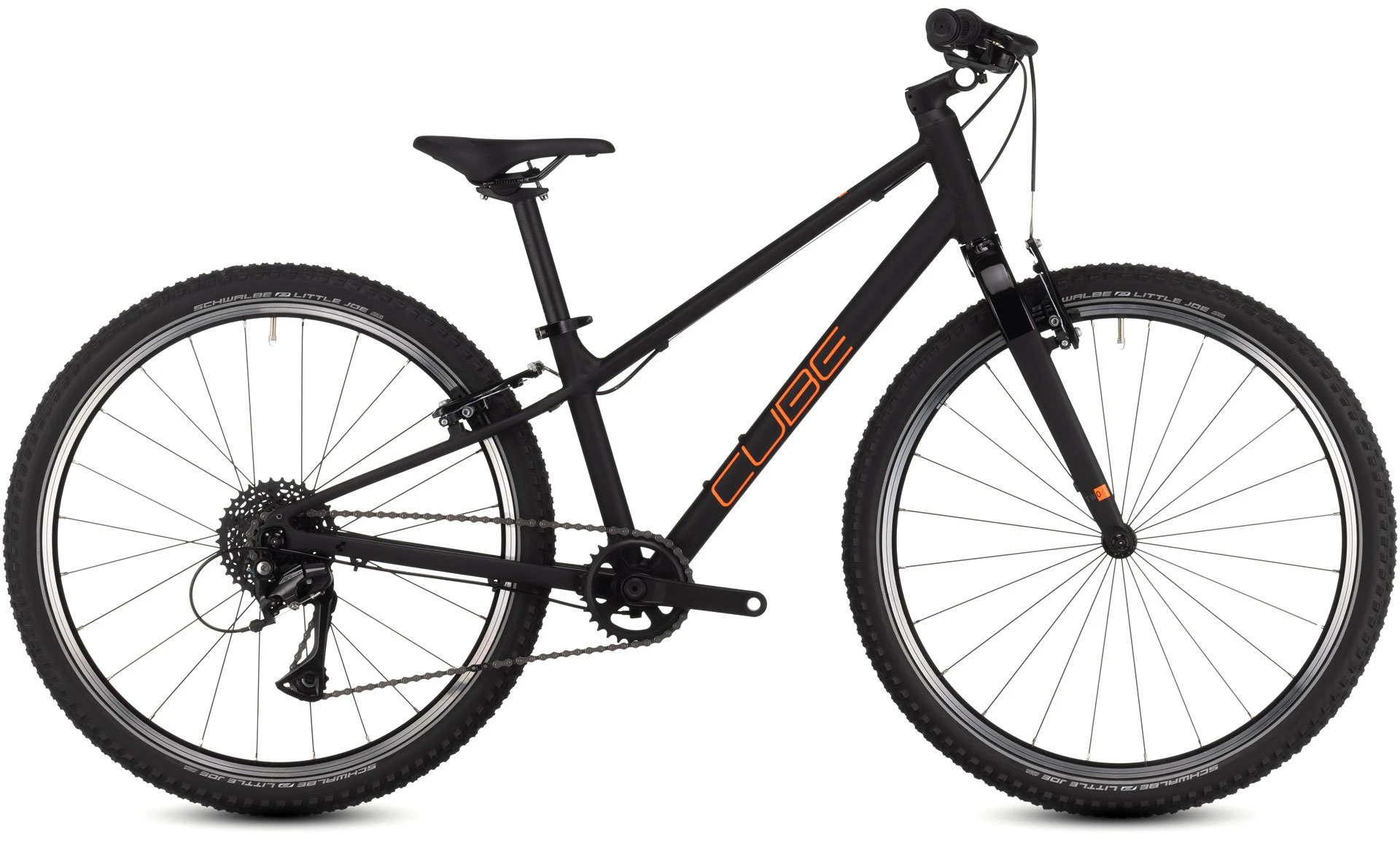 1. BICICLETA COPII CUBE NUMOVE 240 Negru/Portocaliu