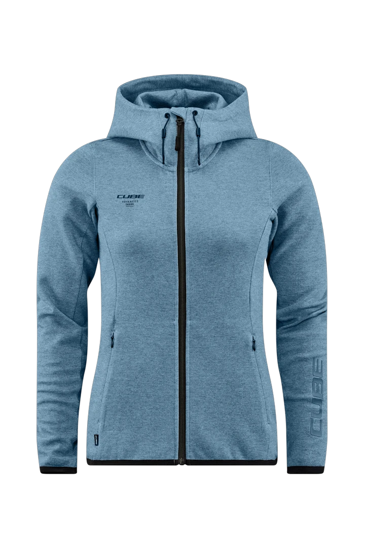 1. HANORAC CUBE WS ZIP HOODIE ADVANCED ALBASTRU XS