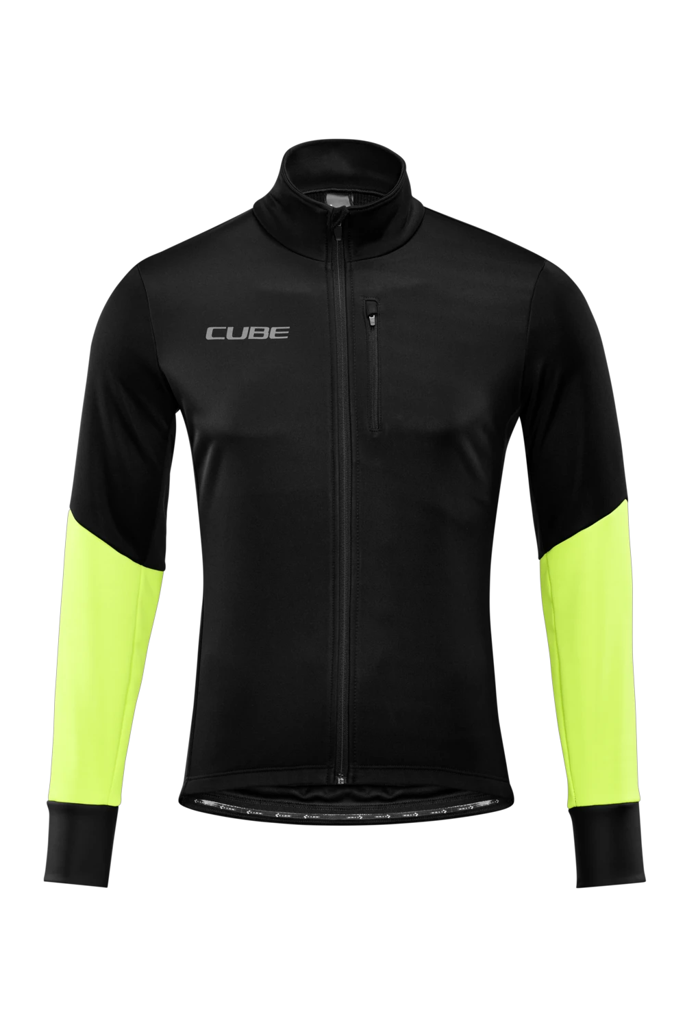 1. JACHETA CUBE BLACKLINE SOFTSHELL JACKET SAFETY BLACK N NEON YELLOW S