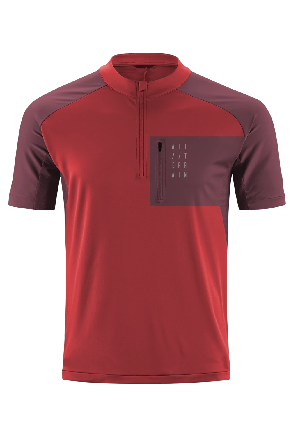 1. TRICOU CUBE ATX JERSEY HALF ZIP S/S RED M