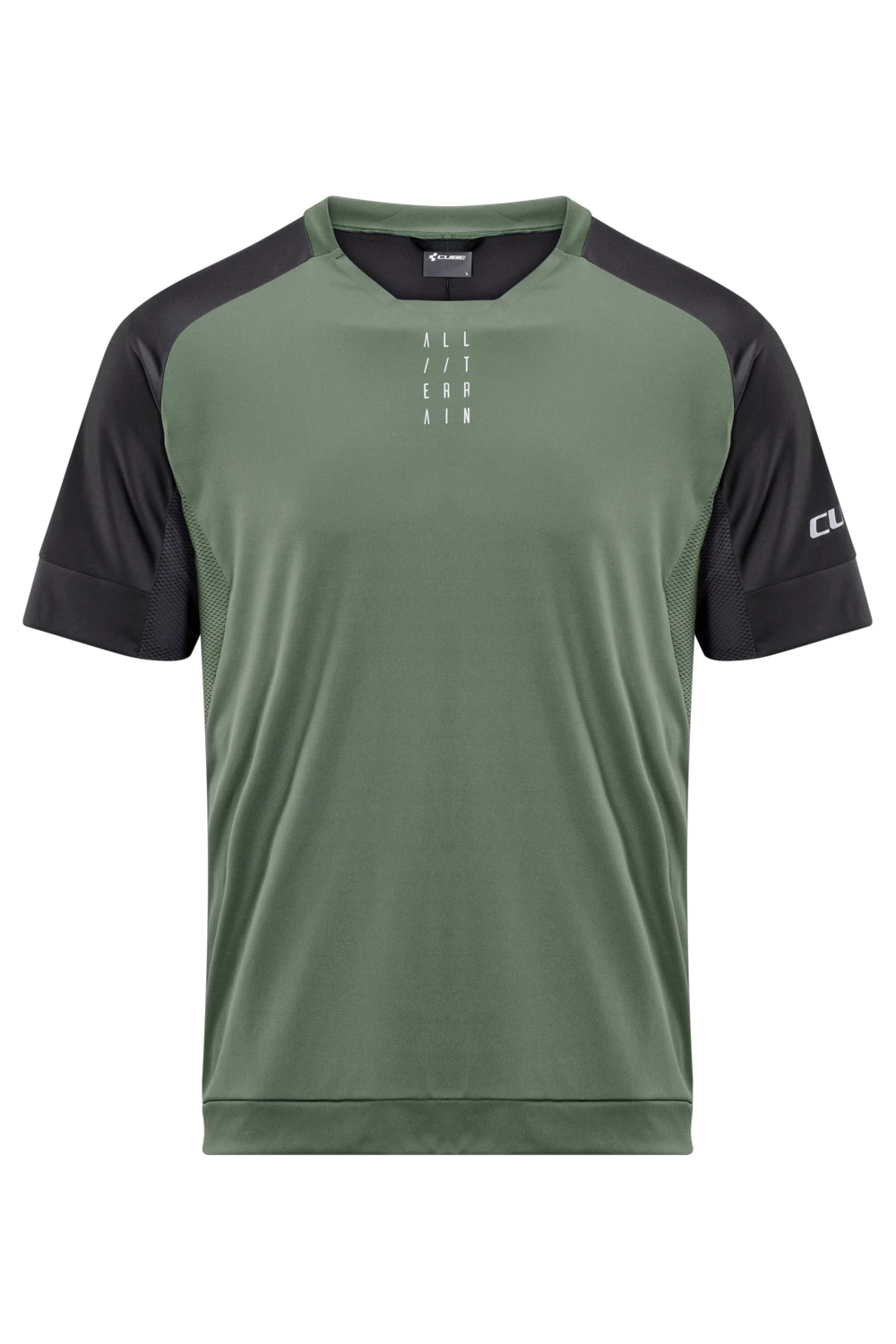 1. TRICOU CUBE ATX JERSEY ROUND NECK JERSEY S/S OLIVE GREY