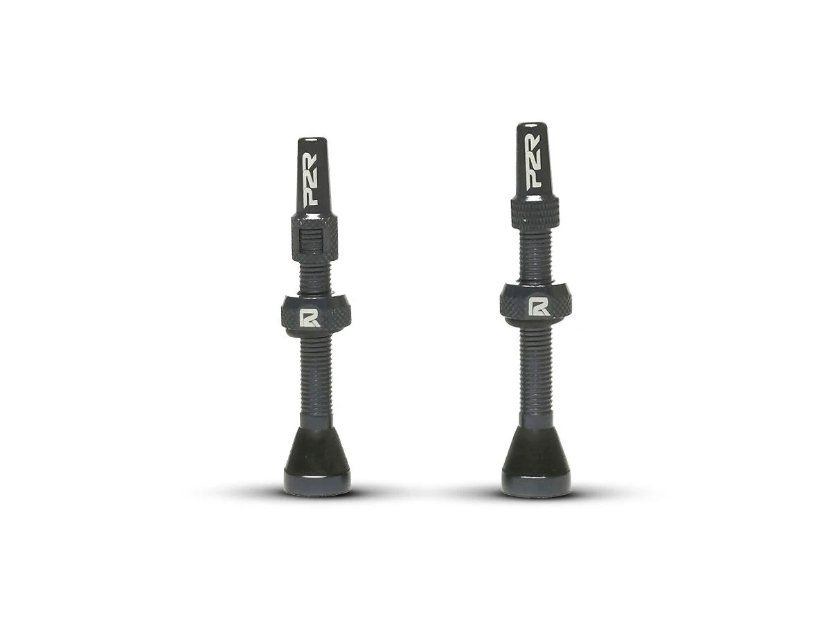 1. Valva Tubeless bicicleta P2R FR-11C, AL, 46mm, Gri (OEM)