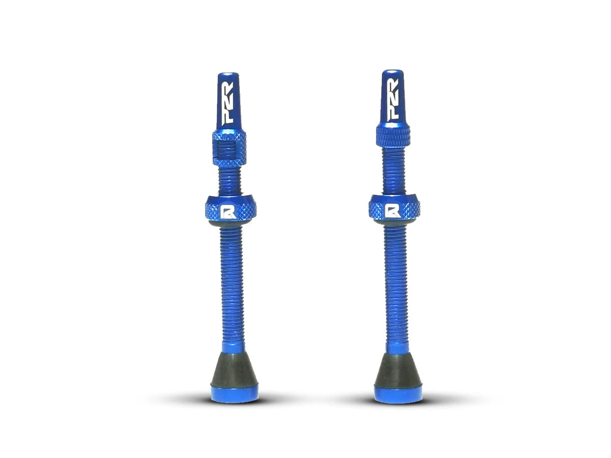 Valva Tubeless bicicleta P2R FR-11C, AL, 60mm, Albastru (OEM) - 127676