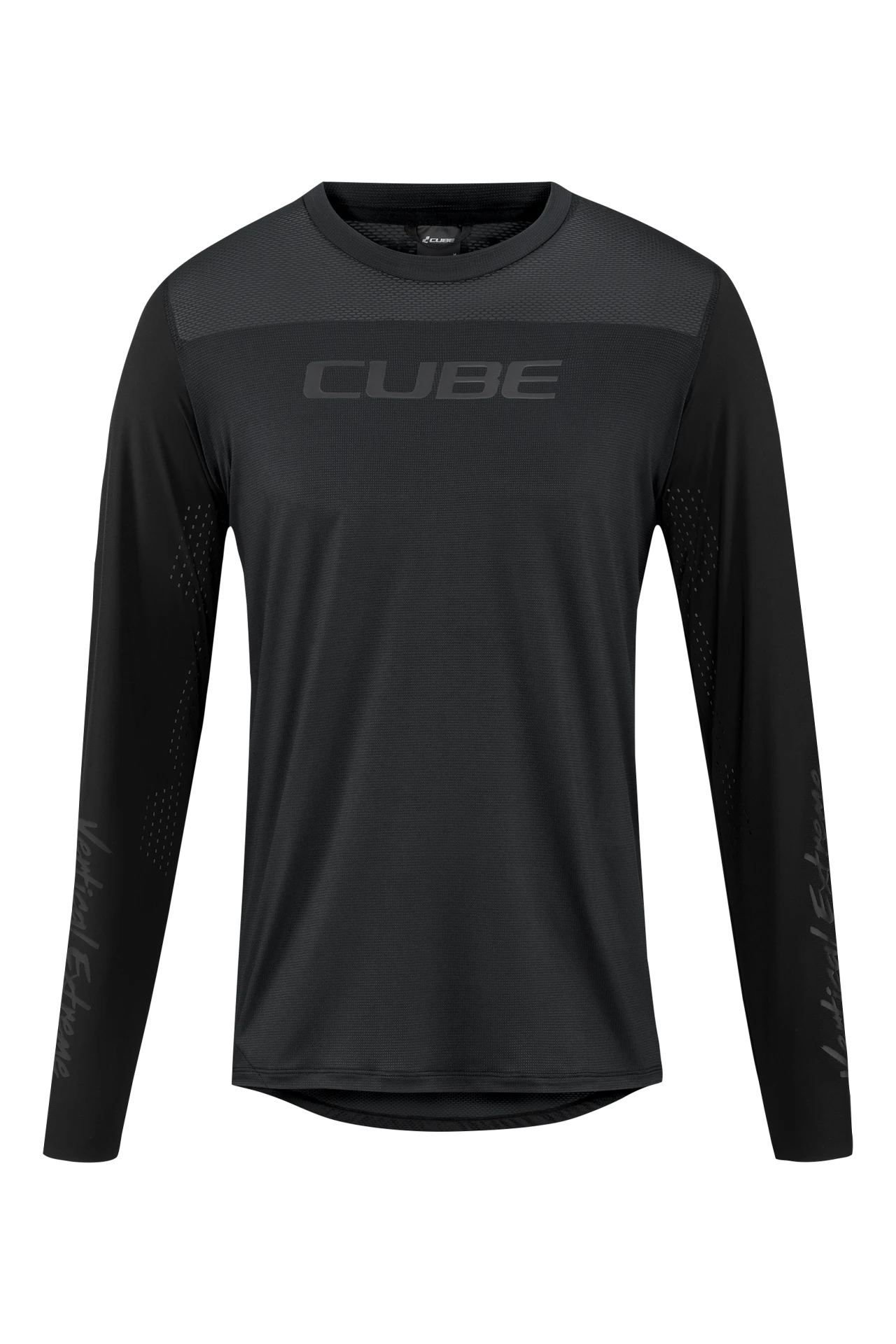 1. BLUZA CUBE VERTEX ROUND NECK PRO L/S BLACK M