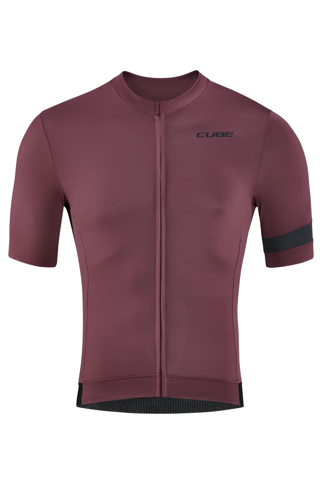 1. TRICOU CUBE BLACKLINE S/S DARK RED L