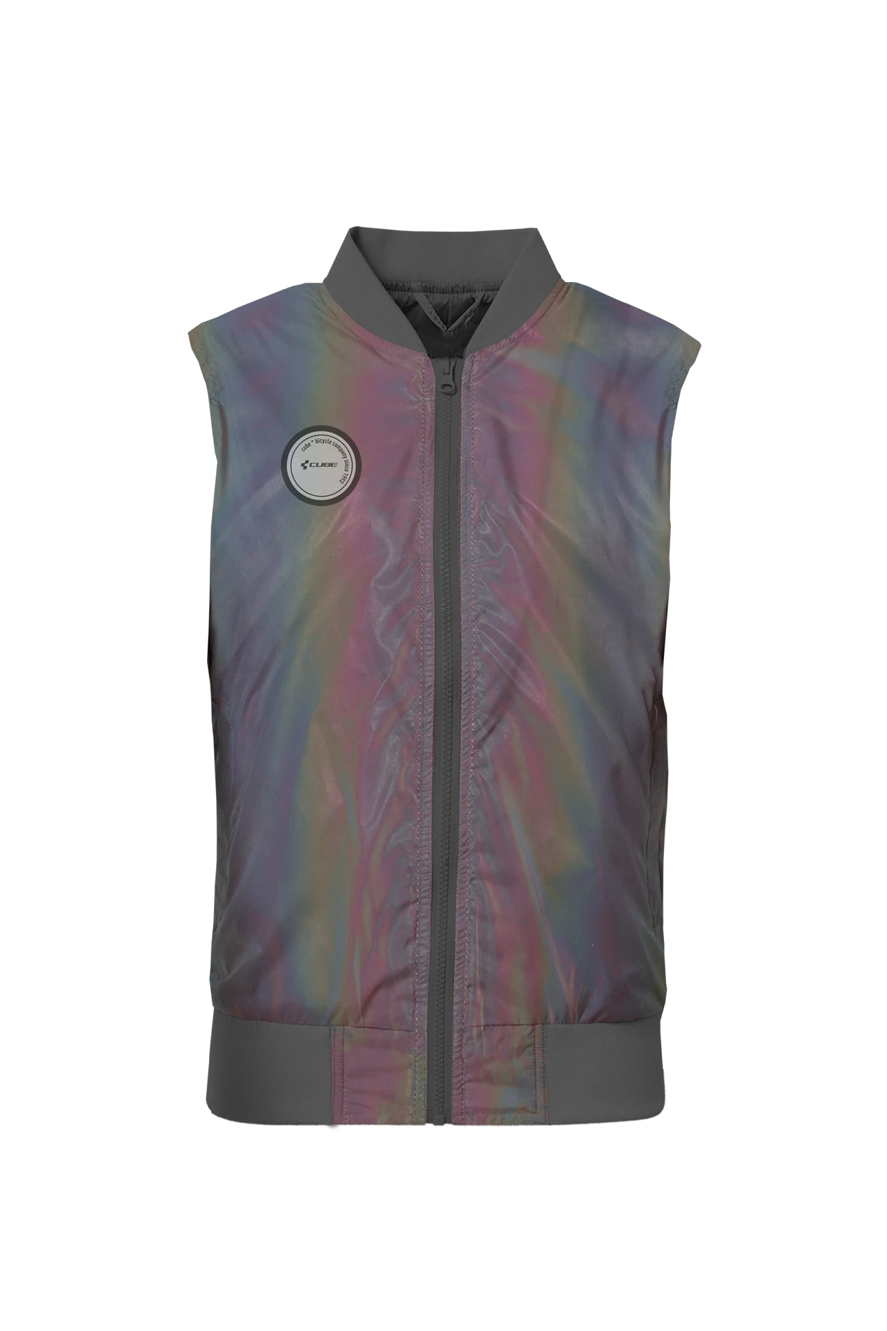 1. VESTA CUBE SAFETY WIND GILET RAINBOW REFLECTIVE M