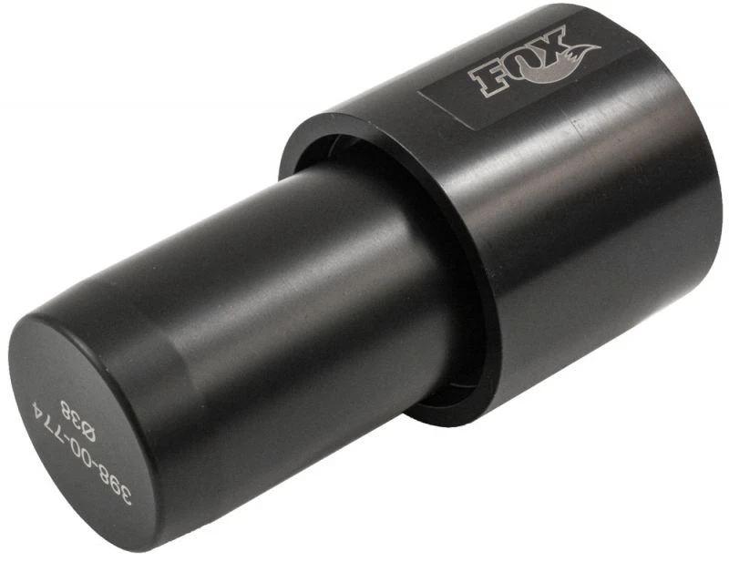 1. SCULA FOX: GUIDED FORK SEAL DRIVER, ONE PIECE SEAL/WIPER 38MM NEGRU