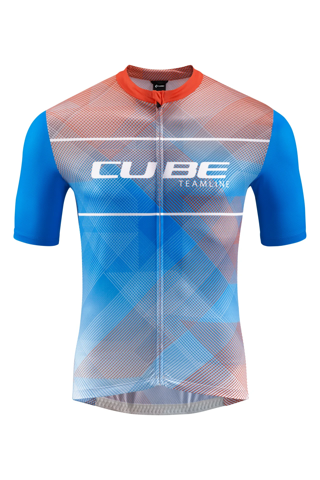 1. TRICOU CUBE TEAMLINE CMPT S/S WHITE/BLUE/RED XS