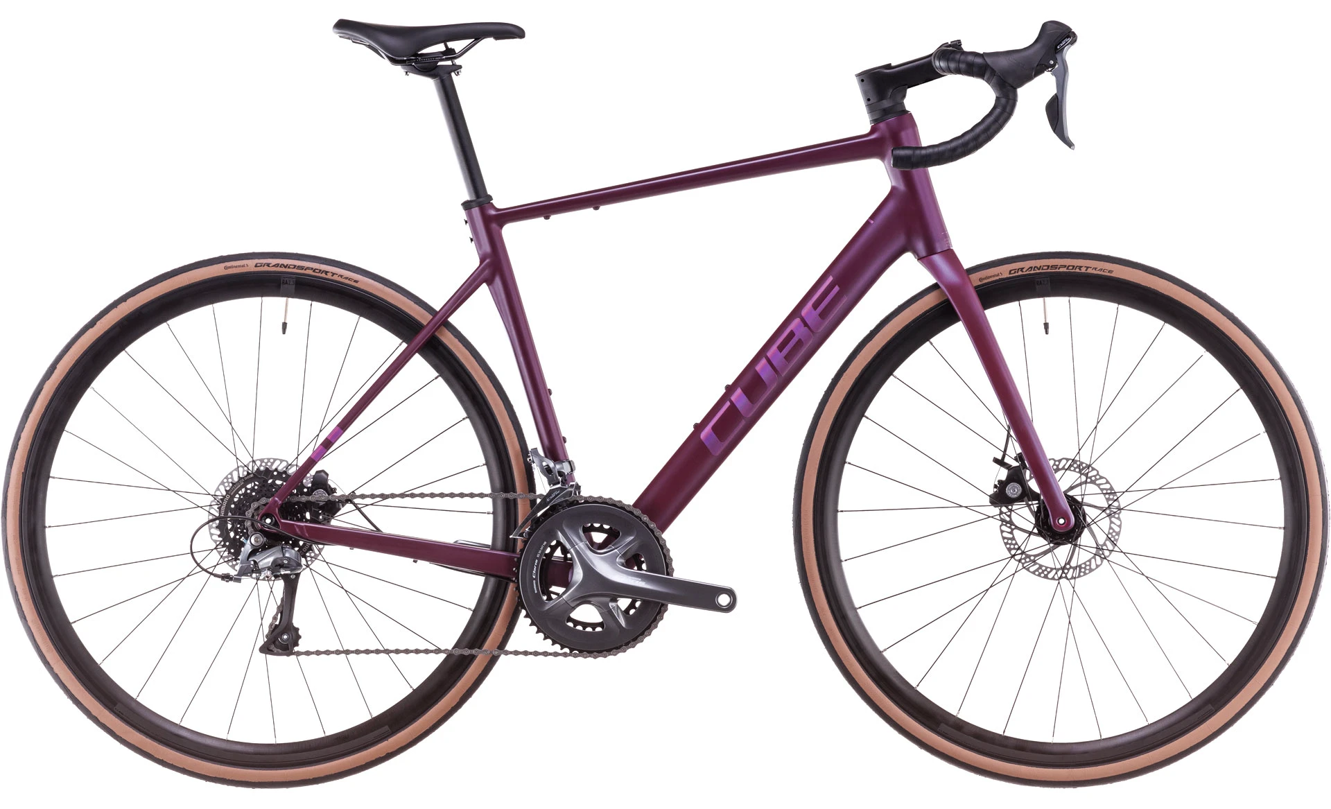1. BICICLETA CUBE ATTAIN PRO HYPERPURPLE HELIO 2025 53 cm