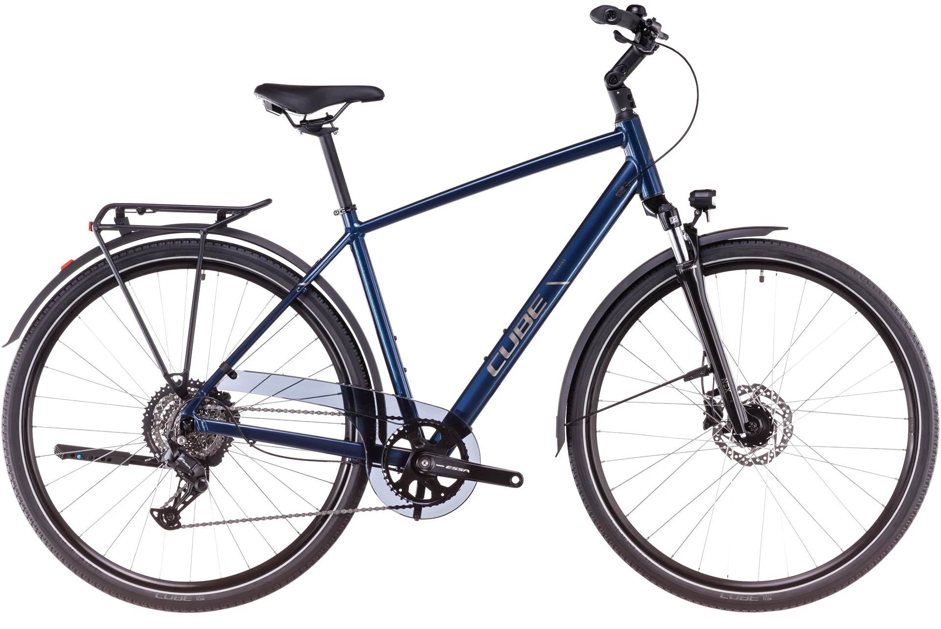 1. BICICLETA CUBE TOURING ONE DEEPSEA BLACKCHROME 2025 50 cm