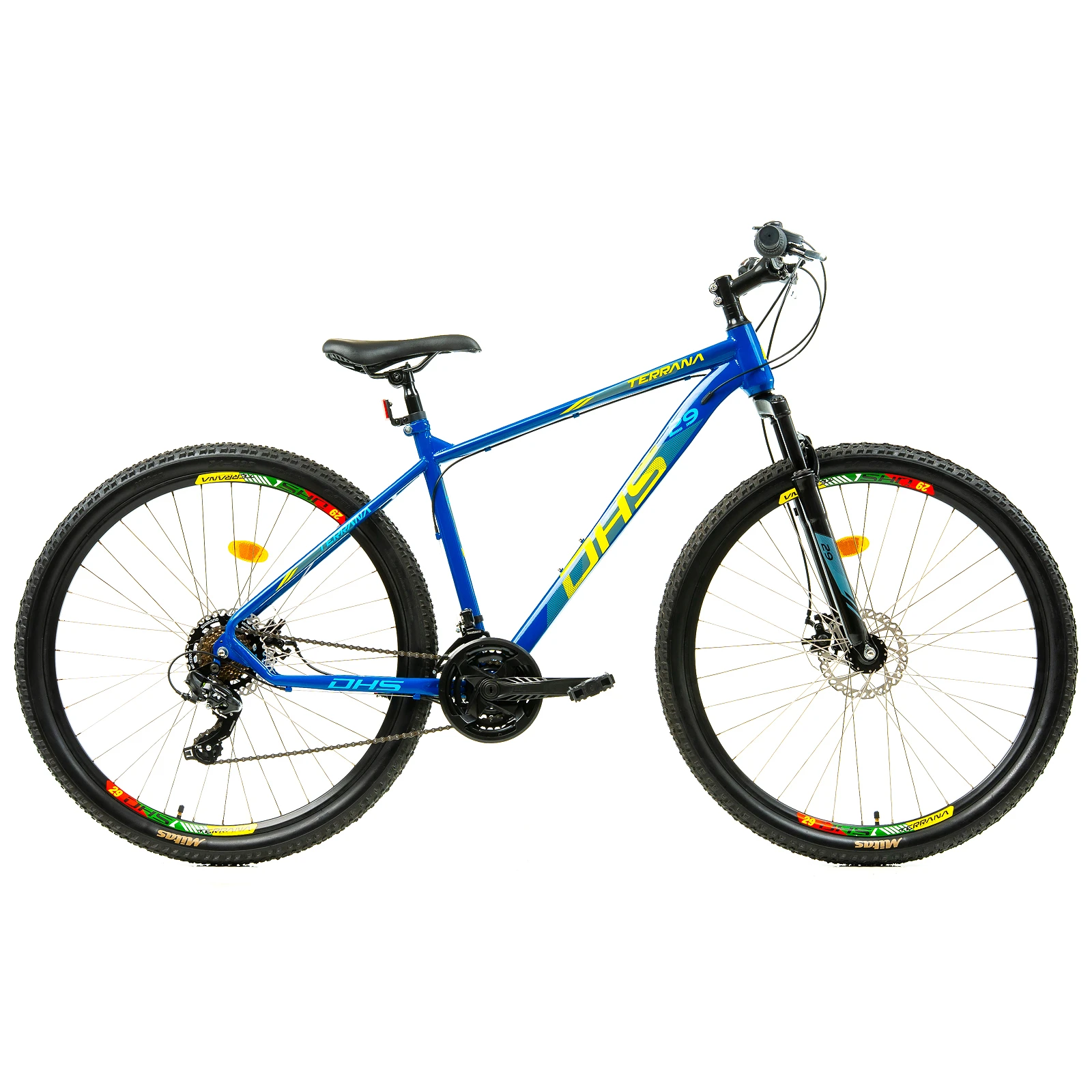 Bicicleta Mtb Dhs 2905 - 29 inch, M, Albastru-Galben - 121761