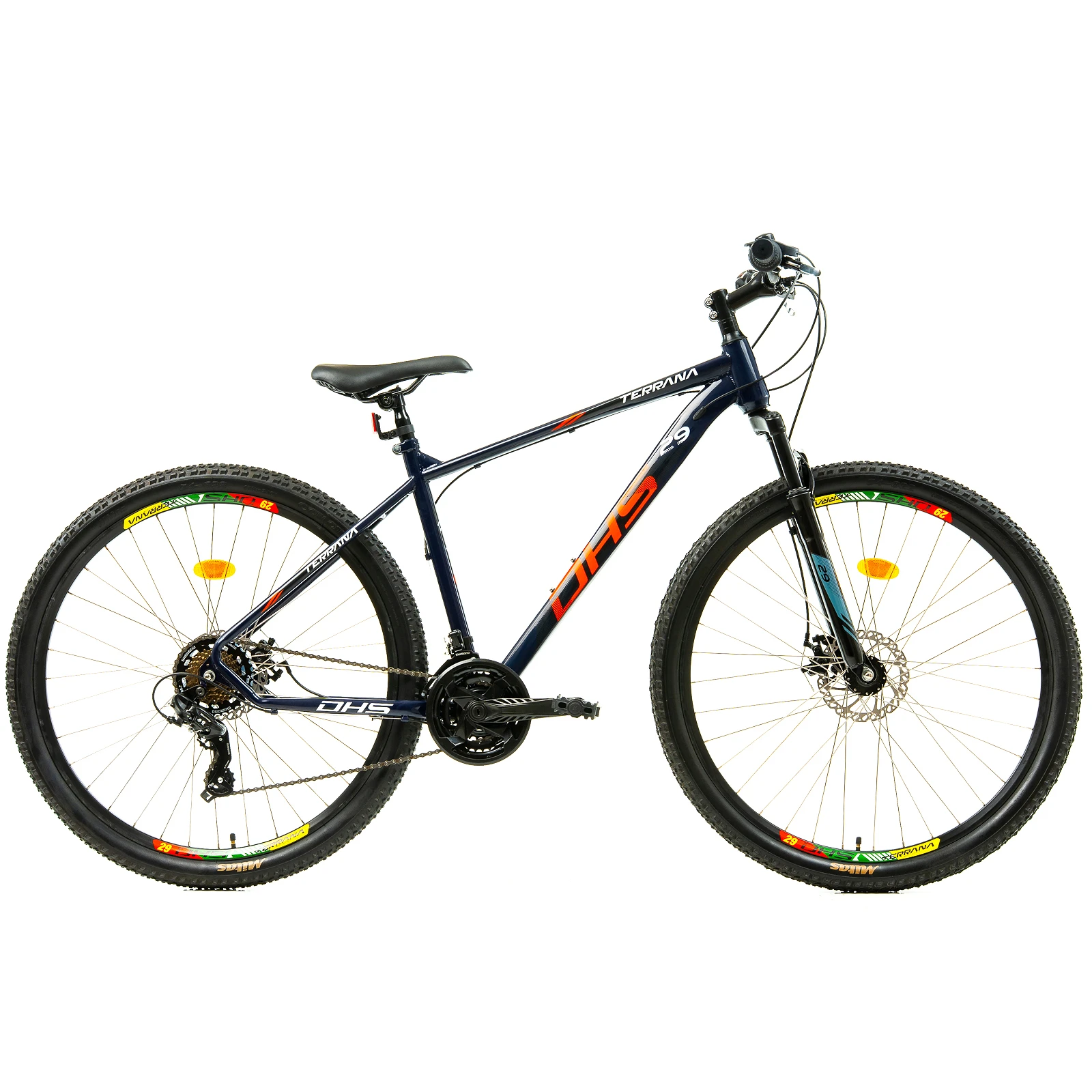 Bicicleta Mtb Dhs 2905 - 29 inch, M, Indigo-Rosu - 121764