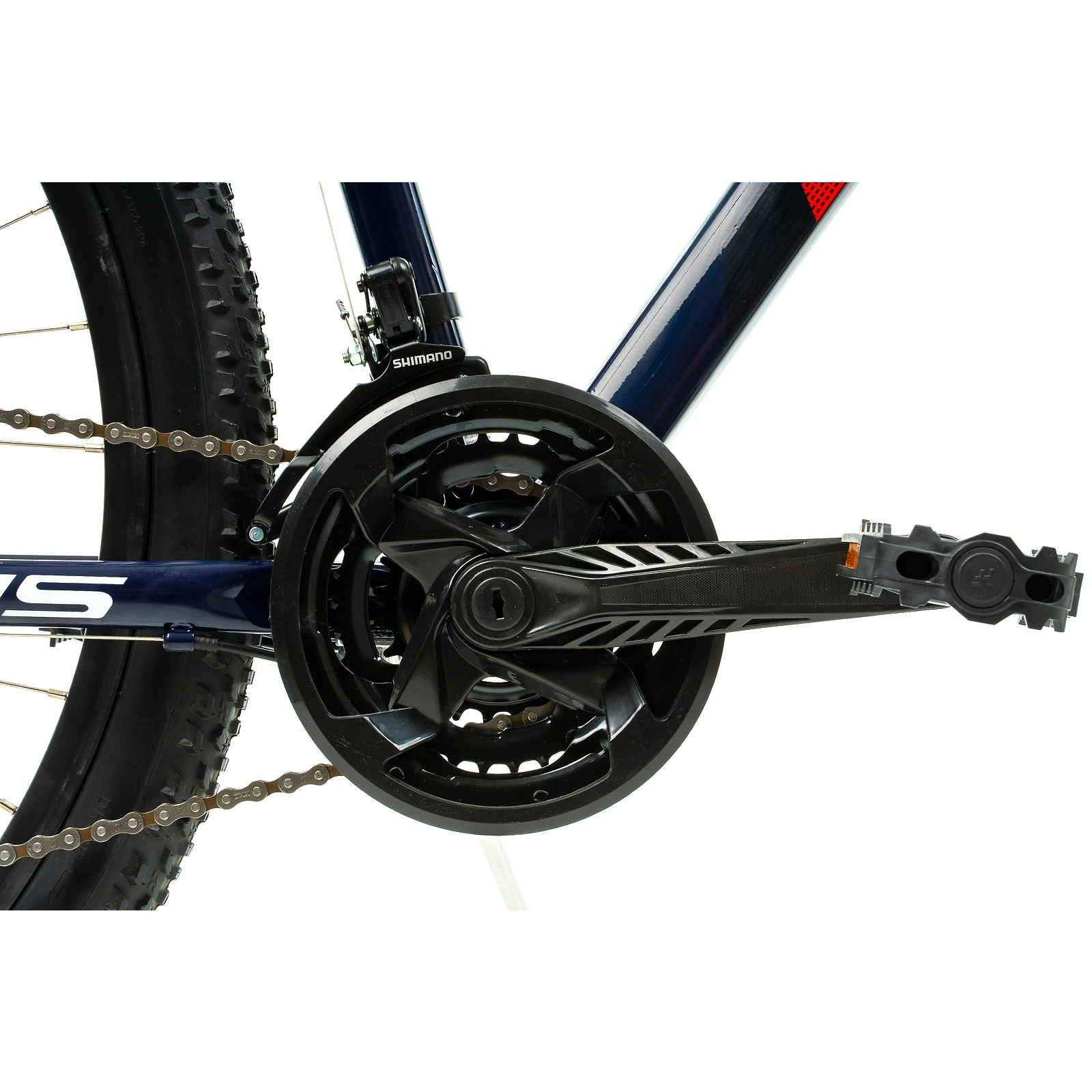 6. Bicicleta Mtb Dhs 2905 - 29 inch, M, Indigo-Rosu