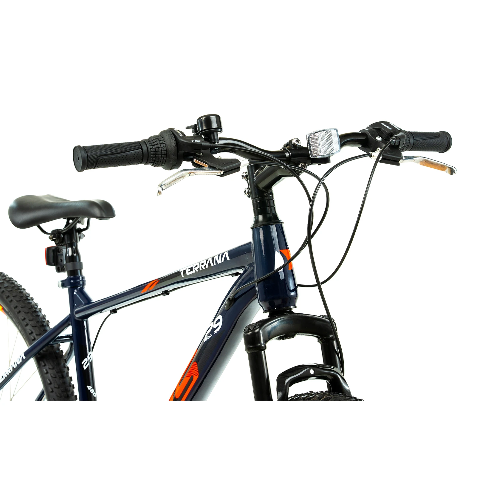 5. Bicicleta Mtb Dhs 2905 - 29 inch, M, Indigo-Rosu
