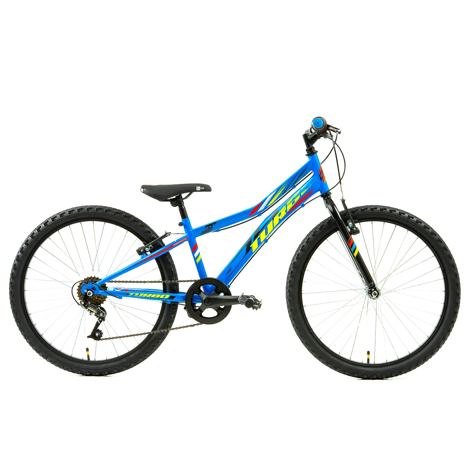 1. Bicicleta Copii DHS Turbo - 24 Inch, Albastru