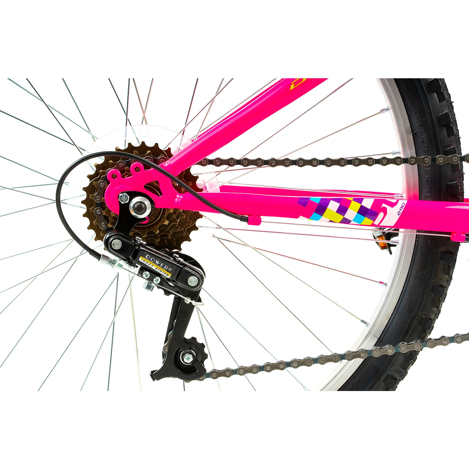 5. Bicicleta Copii DHS Plasma - 24 Inch, Roz