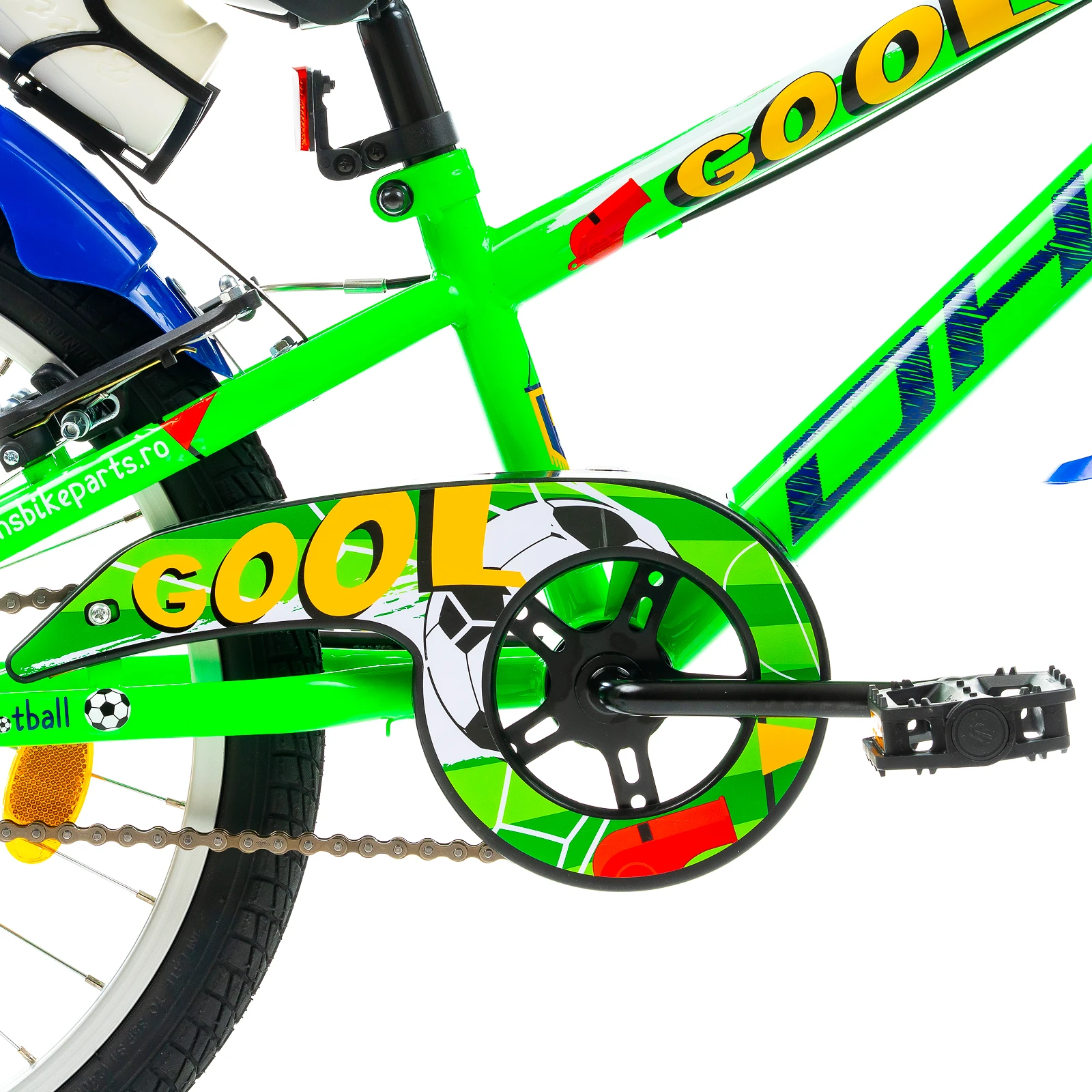 6. Bicicleta Copii DHS Football - 20 Inch, Verde