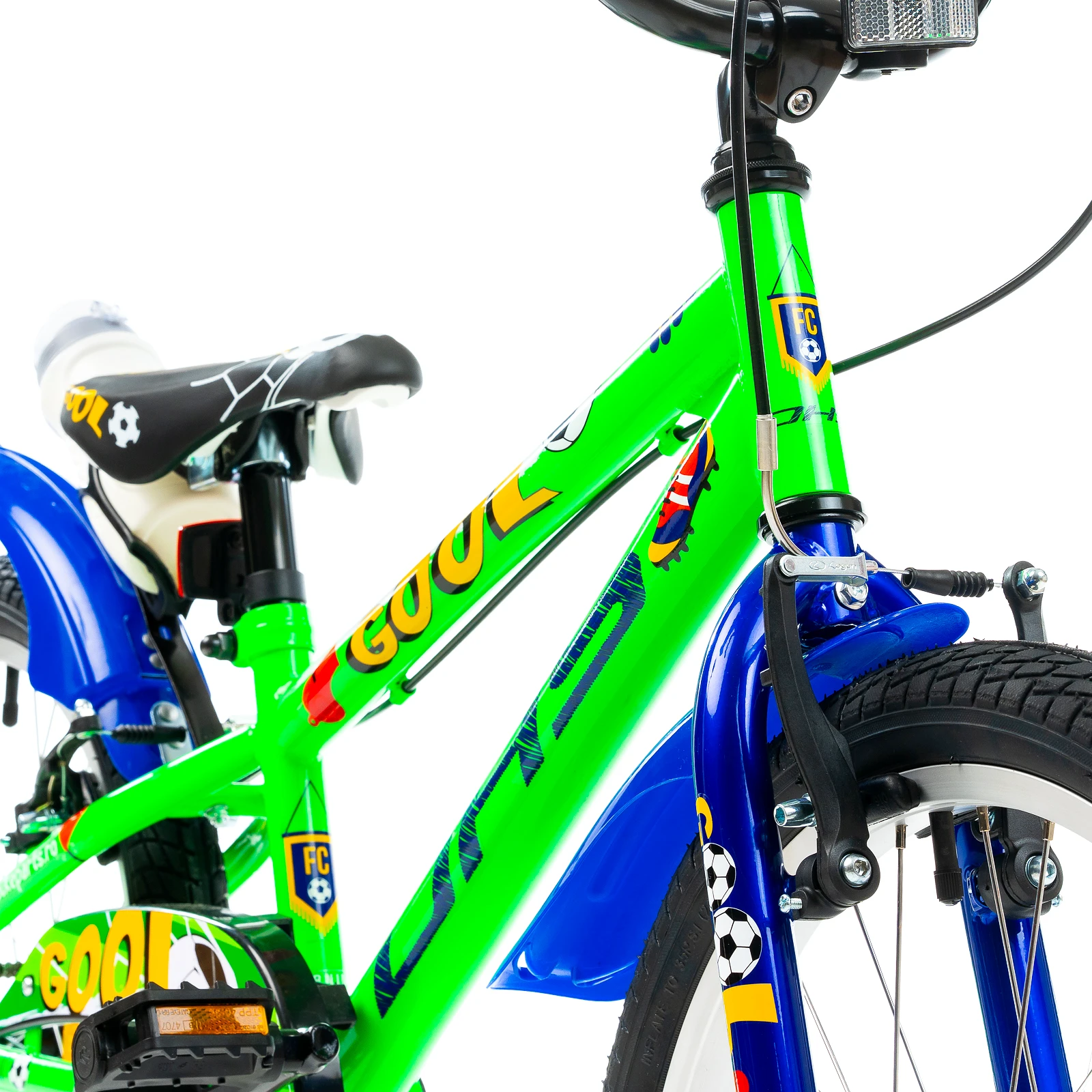 8. Bicicleta Copii DHS Football - 20 Inch, Verde