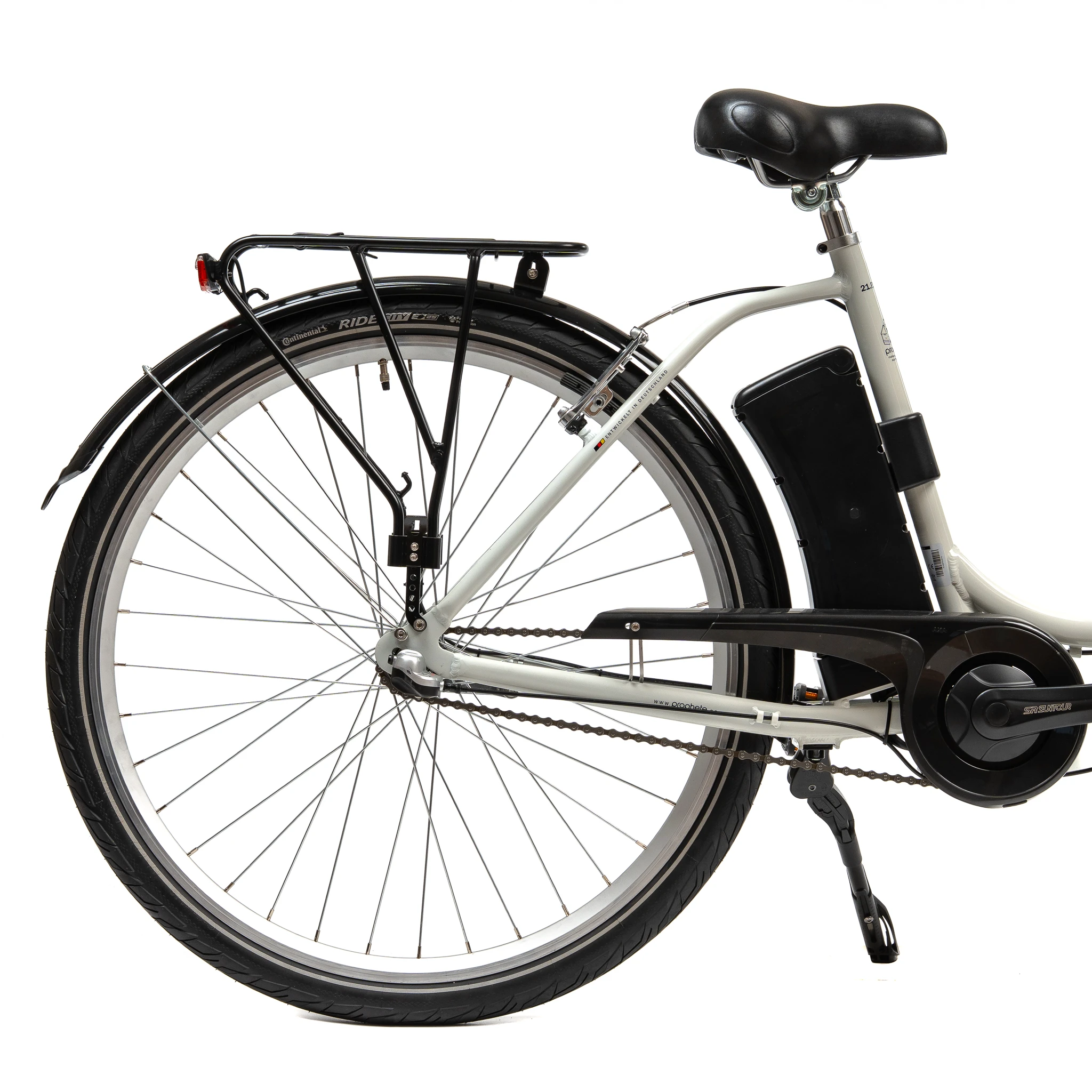 7. Bicicleta Electrica Prophete 52421 - 28 Inch, M, Alb