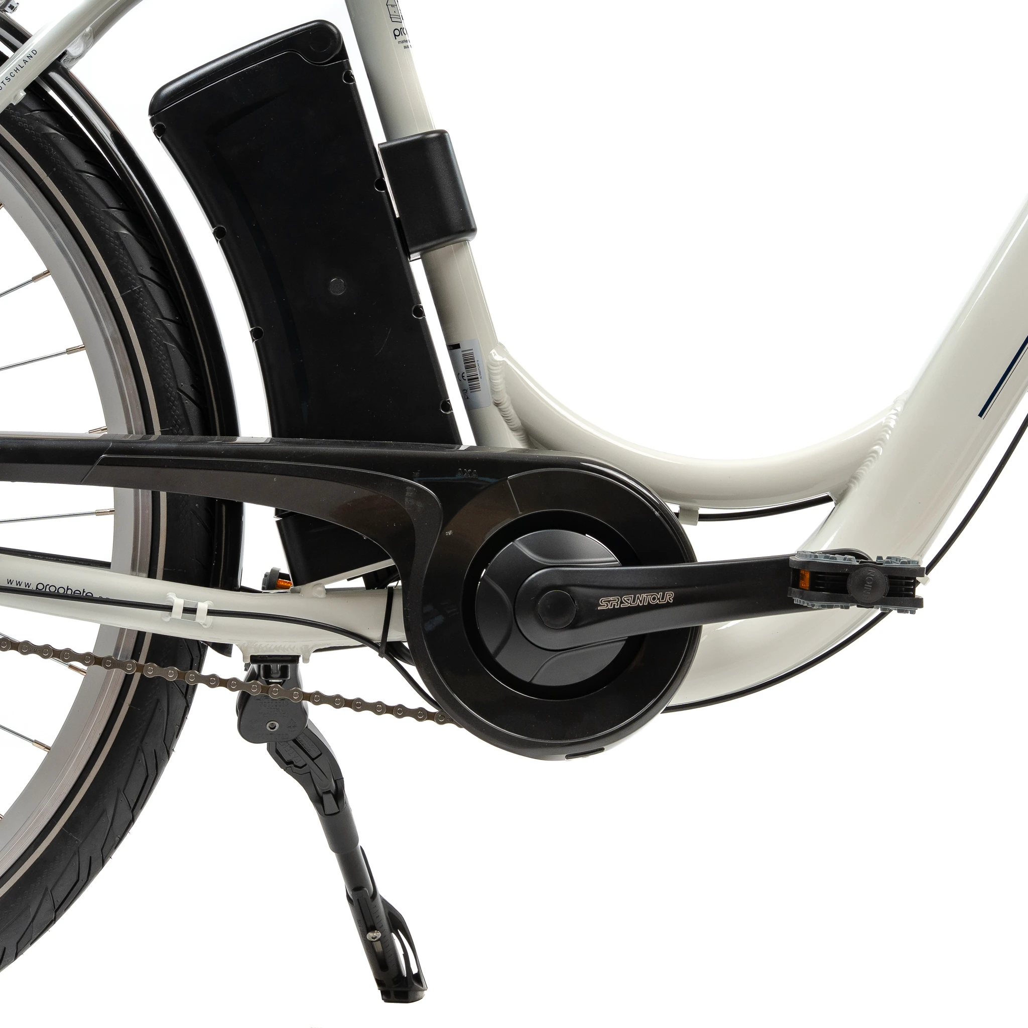 8. Bicicleta Electrica Prophete 52421 - 28 Inch, M, Alb